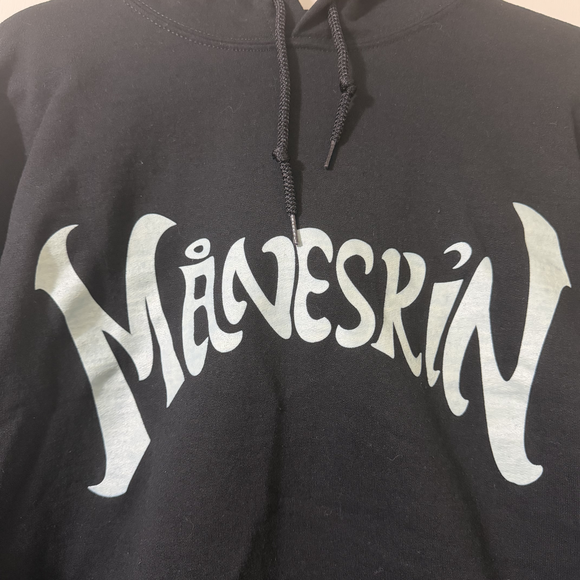 Maneskin Zitti e Buoni Pullover Black Hoodie - Picture 2 of 8